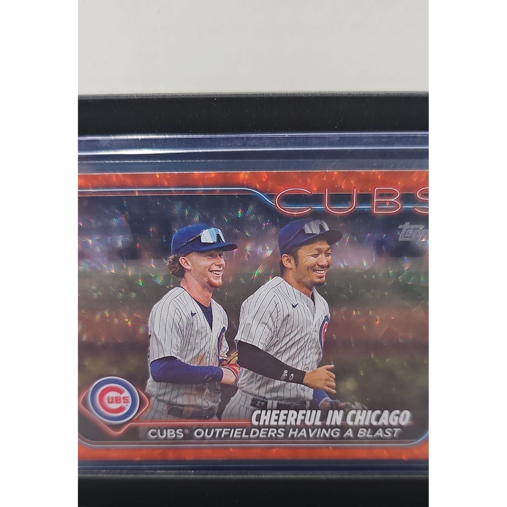 2024 Topps Ser 2 Checklist Seiya Suzuki, Pete Crow-Armstrong #371 Orange 214/299